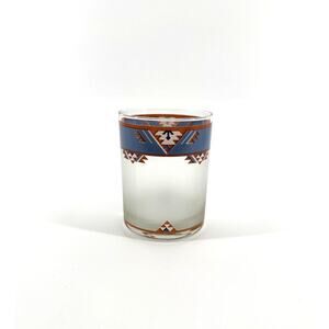 Noritake Blue Adobe 12 Oz Double Old Fashioned Glass-Vintage Japan